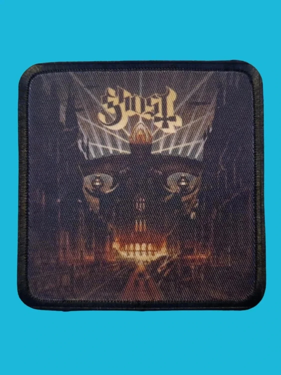 Patch Ghost - Meliora - Imprimé - Carré de 7,5 x 7,5 centimètres